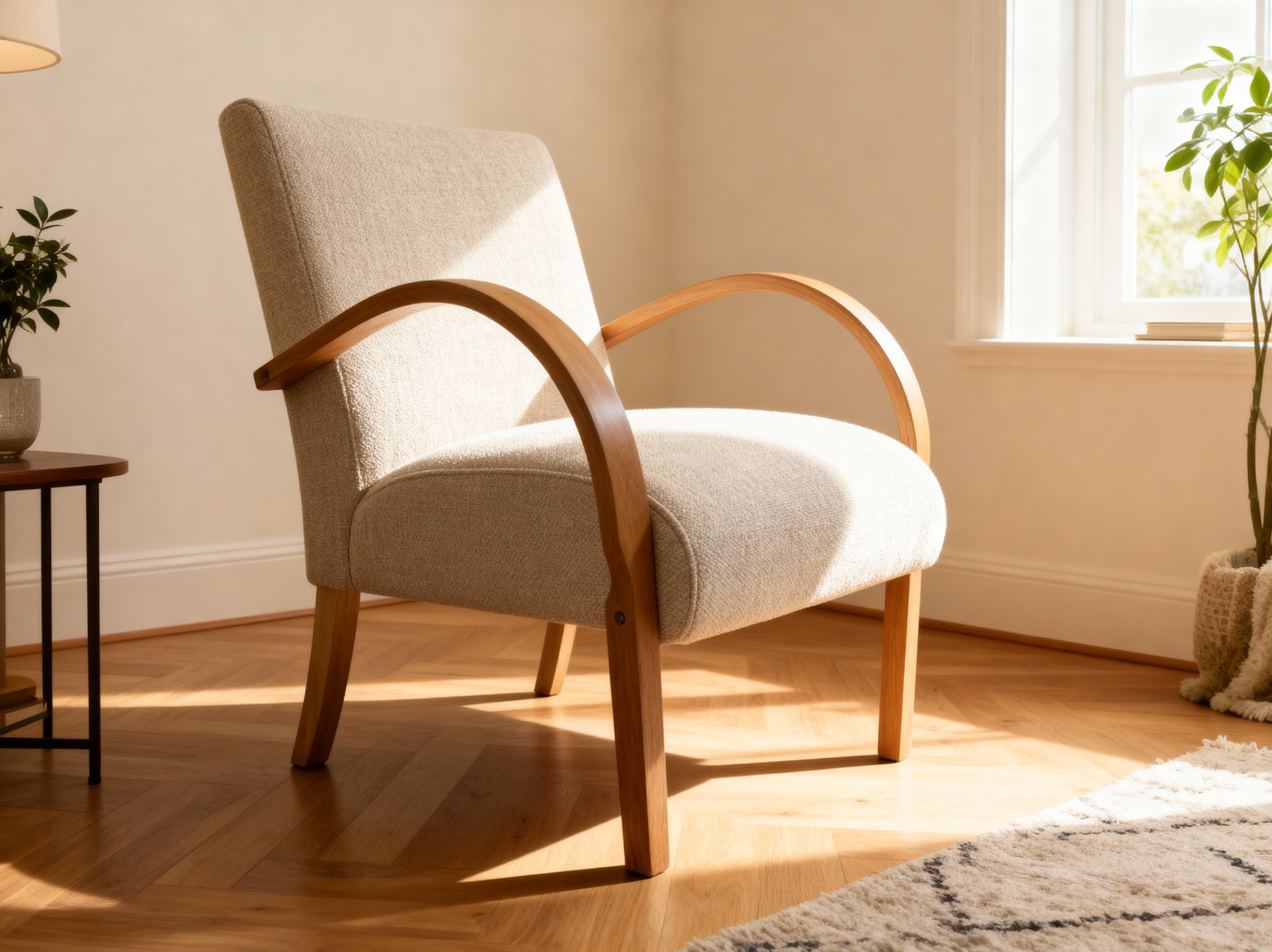 Chaise moderne rembourrée